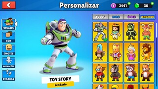 Liberando as Skins do TOY STORY no Stumble Guys