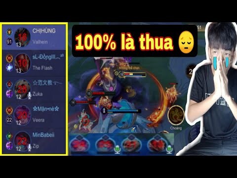 Trận này 100% là thua rồi | Team bạn đội hình siêu cuối Games - Hùng BK