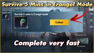 Survive 5 Mins in Erangel Mode | Cover Drive or Survive