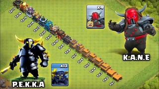 New Temporary Troop K.A.N.E vs P.E.K.K.A vs Every Town Hall - Clash of Clans