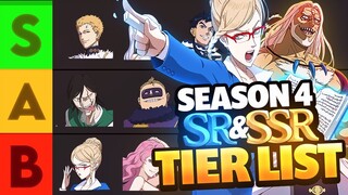 (UPDATED) TOP 500 PVP PLAYERS' SR&SSR SEASON 4 TIER LIST! | Black Clover Mobile