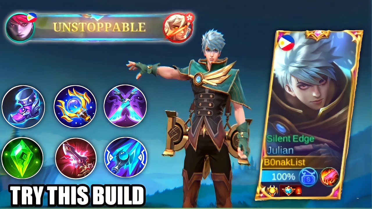 Julian Mlbb Gameplay , Next New Hero Julian Gameplay - Mobile Legends Bang  Bang - BiliBili