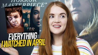 EVERYTHING I WATCHED IN APRIL 2020 / MONTHLY WRAP UP