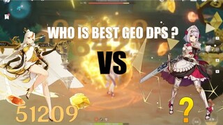 Noelle Vs Ningguang 4 star geo dps battle