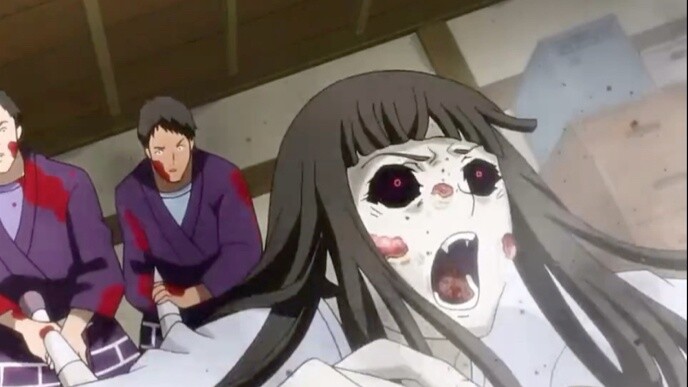 There is a person hiding under the bed at home