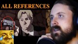 Forsen Reacts to CHAINSAW MAN OPENING - ALL REFERENCES (FULL FRAMES)