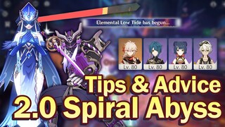 New Spiral Abyss Is HARD But Here's How I Did it | 2.0 Spiral Abyss Floor 12 Tips, Advice & Thoughts