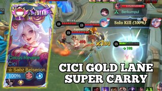 GENDONG GENDONG GINI KOK DIKIRA NGETROLL? | CICI GOLD LANE MLBB