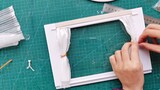 Easy Dollhouse Curtains Tutorial