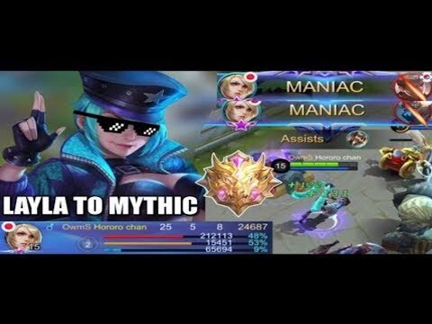 LAYLA ALMOST PERFECT KILLED MOBILE LEGEND