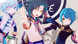 [Genshin Impact MMD]Pico Pico Tokyo[小魉/Chongyun/Xingqiu]