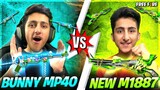 Bunny Mp40 Vs New Challenge Best Clash Squad Gameplay | Slap Challenge Funny Moment - Free Fire