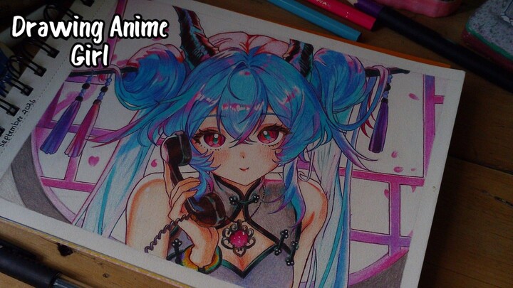 Drawing Anime tapi... || jj transisi drawing