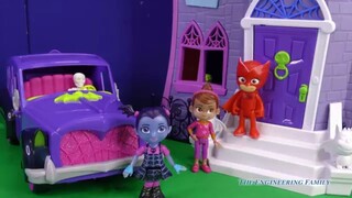 PJ Masks Owlette Meets Vampirina and Plays with Transforming Tower