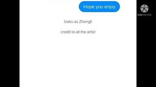 Sneak Peak on Bnha text Genshin skits