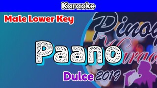 Paano by Dulce (Male Lower Key Karaoke Version : -7 Semitones)
