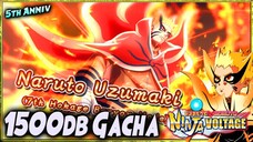 1500sb GACHA NARUTO BARYON MODE & SASUKE 5th Anniv 🌟 NARUTO X BORUTO NINJA VOLTAGE