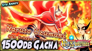 1500sb GACHA NARUTO BARYON MODE & SASUKE 5th Anniv 🌟 NARUTO X BORUTO NINJA VOLTAGE