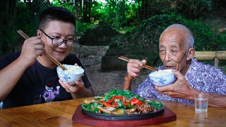 Mengajarimu resep "daging sapi Hotplate", makanan penggugah selera