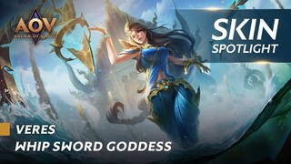 Veres Whip Sword Goddess Skin Spotlight - Garena AOV (Arena of Valor)