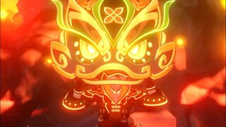 แน่นอนว่าการเชิดสิงโตเข้ากันได้ดีที่สุดกับประทัด