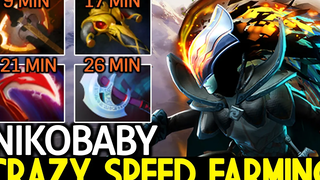 NIKOBABY Phantom Assassin Crazy Speed Farming 9 นาที Battle Fury Dota 2