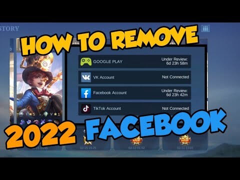 FACEBOOK REMOVAL IN MOBILE LEGENDS 2022 TUTORIAL | 7 DAYS UNDER REVIEW