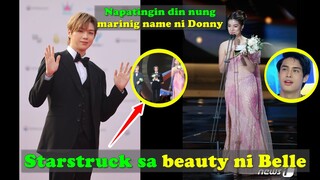 Napatitig si Kang Daniel kay Belle Mariano! Gentleman din!