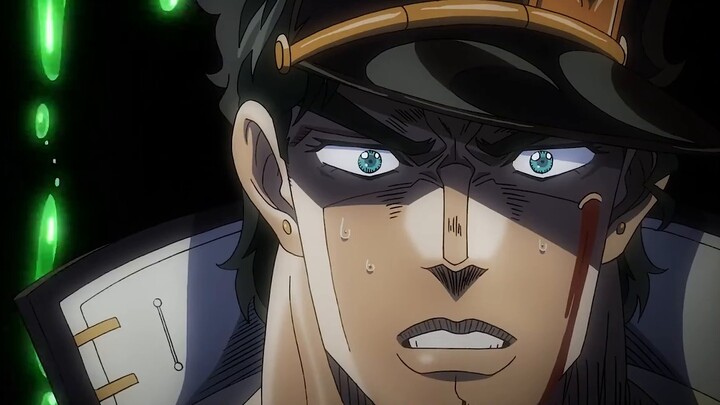 The man just casually drew a stroke on the portrait! In an instant, there was a wound on the other p