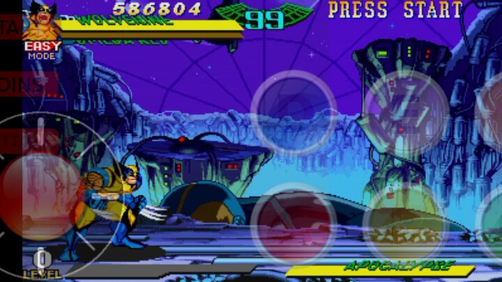 Marvel Superheroes vs Street Fighter : Wolverine and Omega Red vs Apocalypse