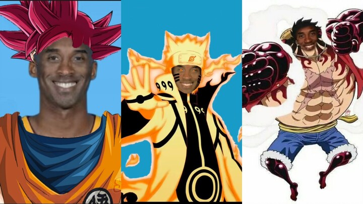 Goku, Naruto, and Luffy: "Kids, we are all transitional forms of the three main characters in Japane