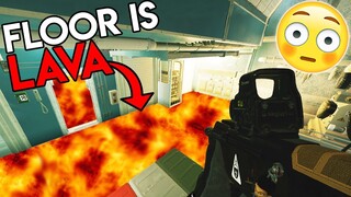 THE FLOOR IS LAVA CHALLENGE! - Rainbow Six Siege