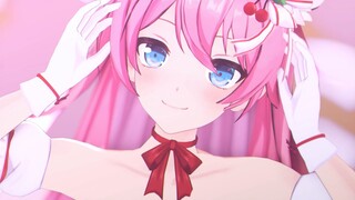 【MMD】 Kong Lingcherry Cute cat girl