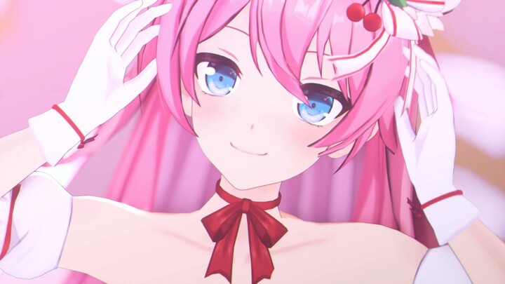 【MMD】 Kong Lingcherry Cute cat girl
