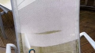 高压水枪洗椅子！！