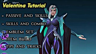 Upcoming Hero Valentina Tutorial || Valentina Best Build || Valentina Gameplay Mobile Legends