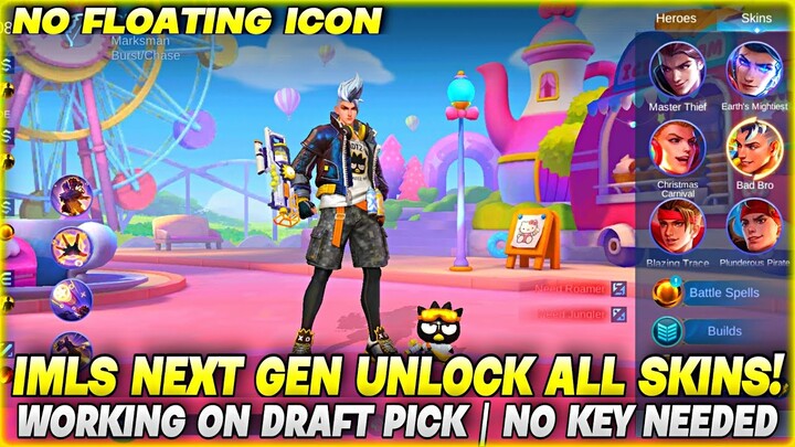 IMLS NEXT GEN | NO KEY NEEDED, NO FLOATING ICON | WORKING ON DRAFT PICK | MLBB