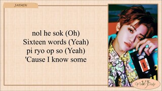 NCT DREAM 엔시티 드림 'ISTJ' Easy Lyrics