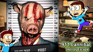 911 Cannibal Horror Escape | Shiva and Kanzo Gameplay