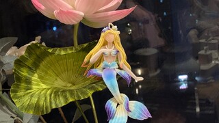 What?! Mermaids can also be made using velvet flowers!!