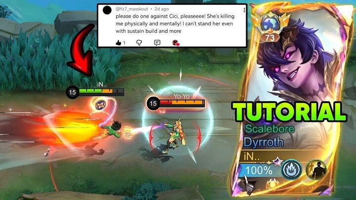 DYRROTH VS STRONG META CiCi WHO IS THE STRONGEST FIGHTER  EXPLAINED TUTORIAL NEW