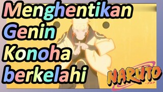 Menghentikan Genin Konoha berkelahi