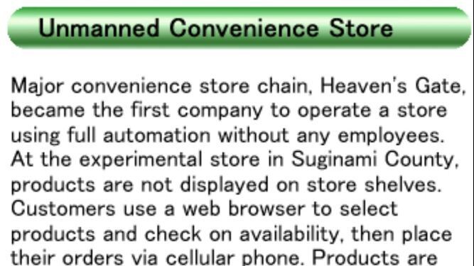 #dothack Narrated News: Unmanned Convenience Store (Vol.2)