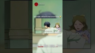 He’s really a threat for this human world 😂 #anime #animememes #animeedits #shorts