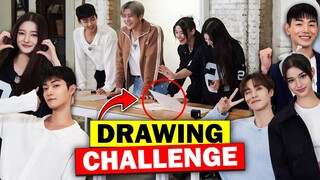 ULTIMATE DRAWING CHALLENGE 🎨 w/ THE BOYZ, JINJIN, Eric Nam, NANCY, and LIZA | HWAITING S4 E2