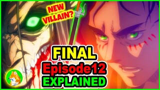 Eren Turns Villain & Hero? Eren WarHammer Titan Explained | Attack on Titan Season 4 Episode 12