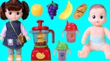 Korean bean juicer toy helps baby wash hair and will change color