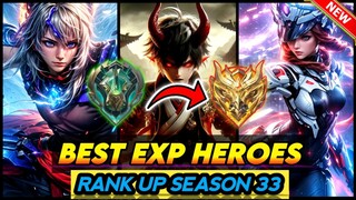 10 BEST EXP LANE HEROES SEASON 33 (2024) - Mobile Legends Tier List