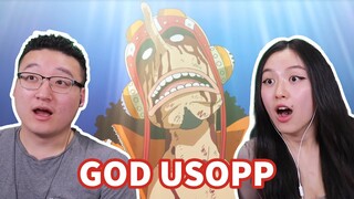 ALL HAIL GOD USOPP! | One Piece Episode 678 Couples Reaction & Discussion
