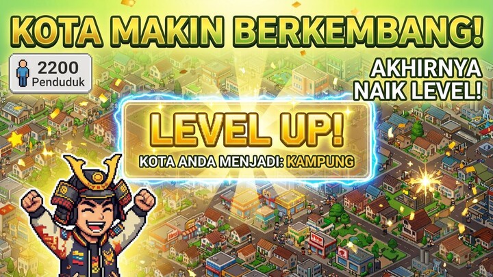 Selamat! Kota Bojonggede Naik ke Level Kampung di TheoTown Ep.2